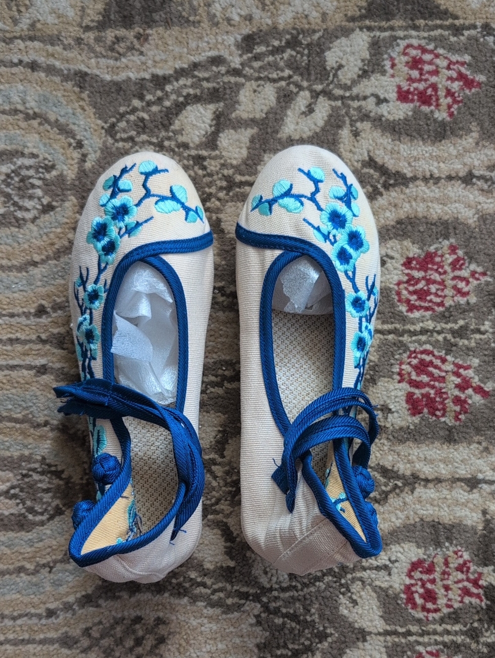 Vintage Cherry Blossom Wedges